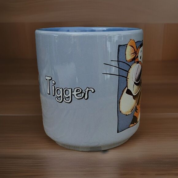 Disney Winnie the Pooh TIGGER Double Sided Coffee Mug Blue - Picture 4 of 10